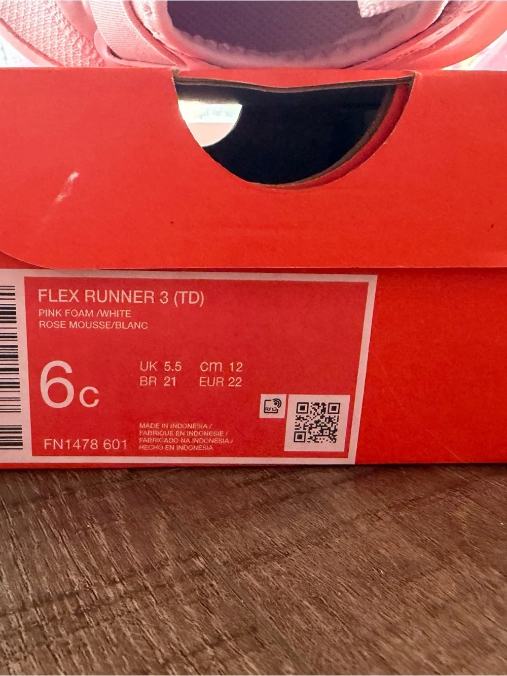 Nike Toddler Pink Slip-On Shoes